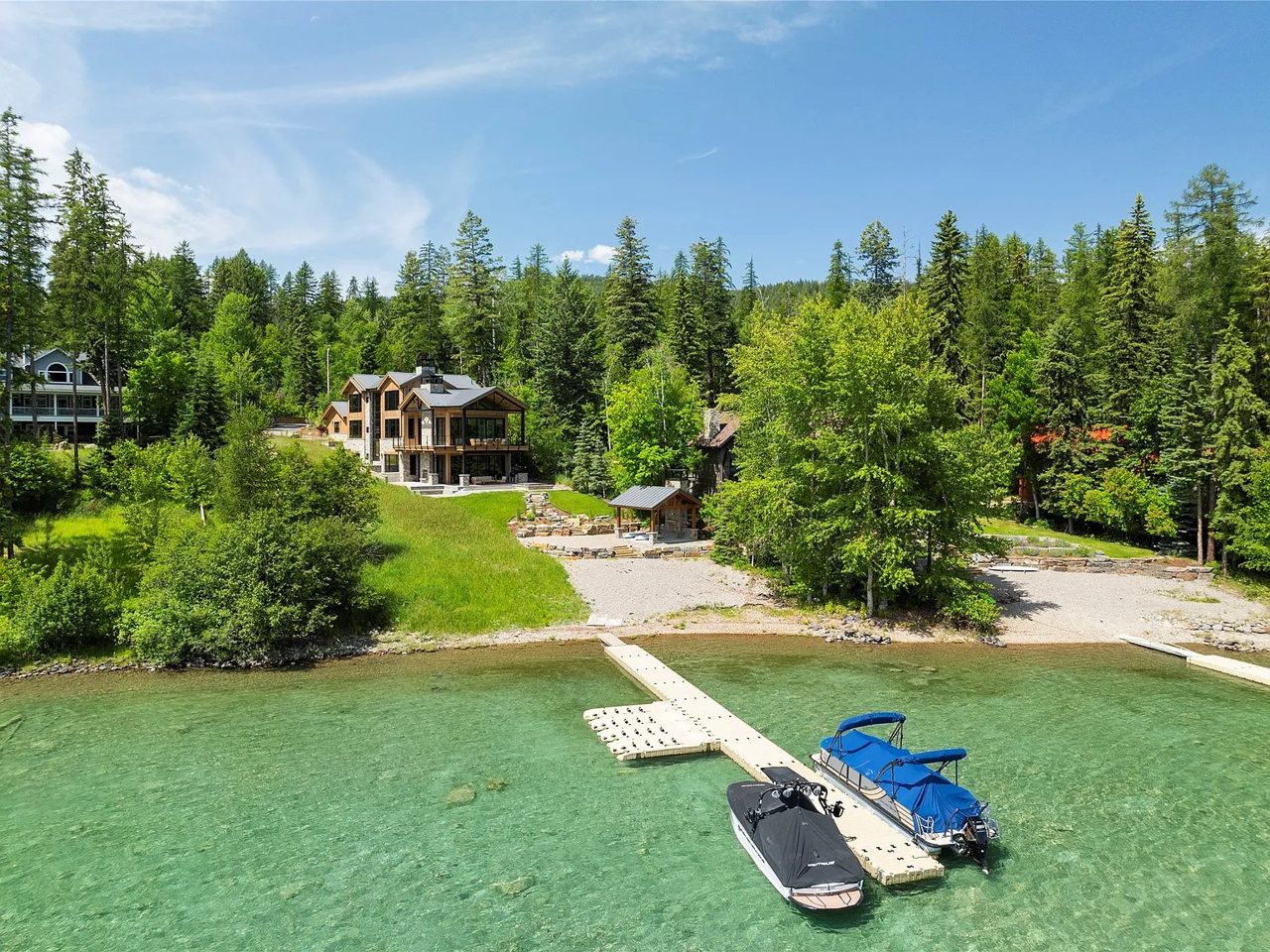 Lakefront residence on Whitefish Lake, Whitefish, Montana